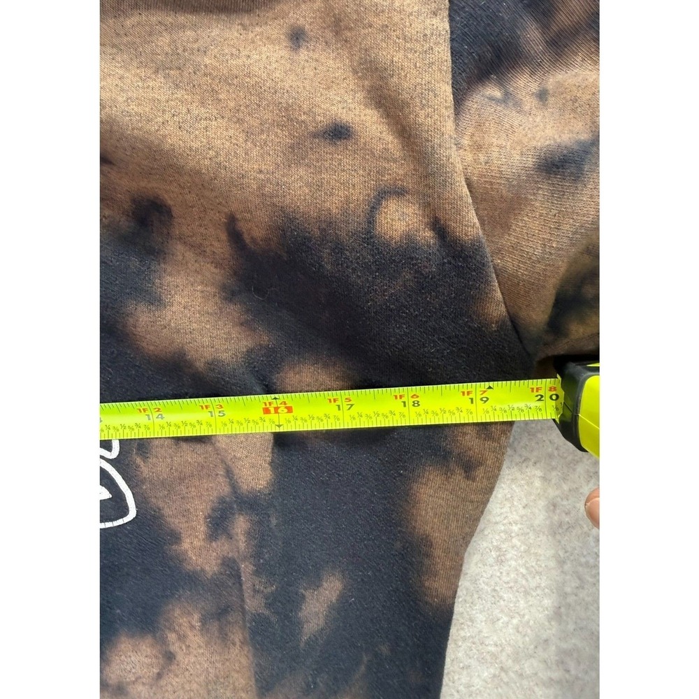 Richie Rich Graphic Hoodie Small Brown Black Tie Dye Streetwear Sweatshirt - Picture 8 of 9